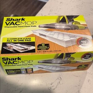 NIB Shark VacMop Disposable Hard Floor Pad Refills 10-Count VMP10 S9